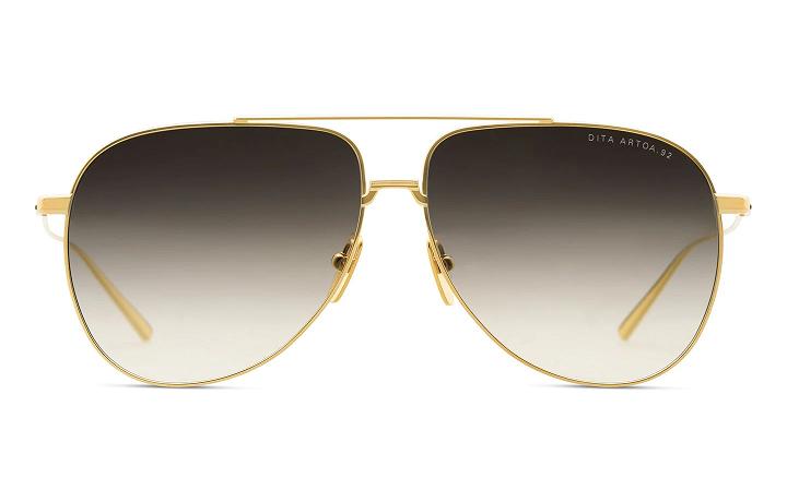 Dita Women's Artoa 92 Sunglasses Yellow Gold ZKA390467 USA